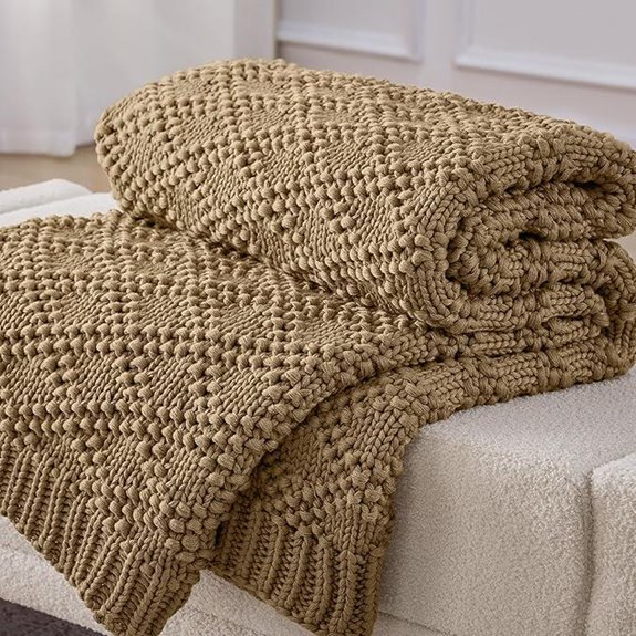 Knitted Weighted Blanket for Adults 20lbs Queen Size