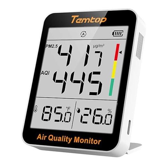 Temtop Air Quality Monitor with Thermo-Hygrometer