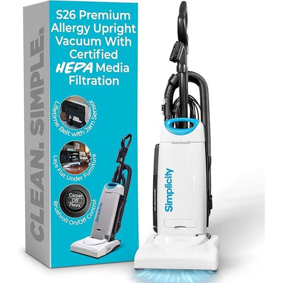 Simplicity Vacuums Allergy Upright Cleaner with HEPA