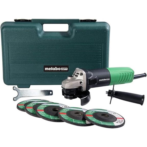 Metabo HPT 4-1/2-Inch Angle Grinder with Wheels