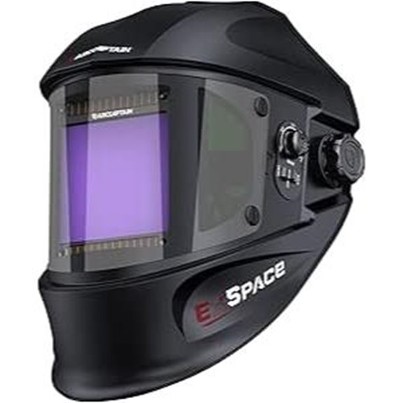 ARCCAPTAIN Auto Darkening Welding Helmet with Side View
