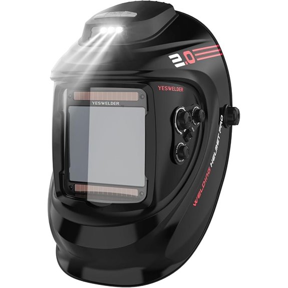 YESWELDER Auto Darkening Welding Helmet with Fan