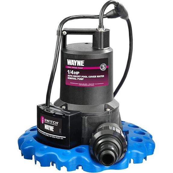 Wayne WAPC250 Pool Cover Pump 1/4 HP Automatic
