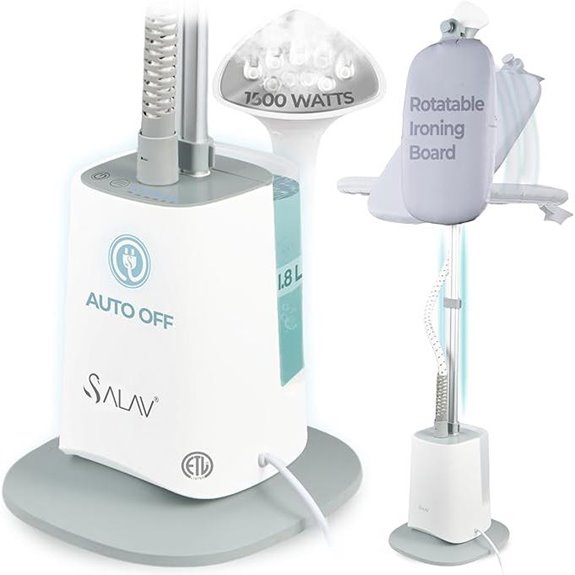 SALAV Standing Garment Steamer with Auto-Off