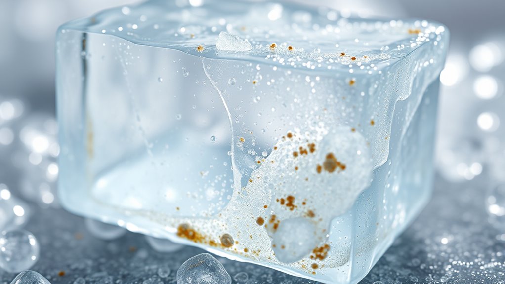 bacteria cause bad tasting ice