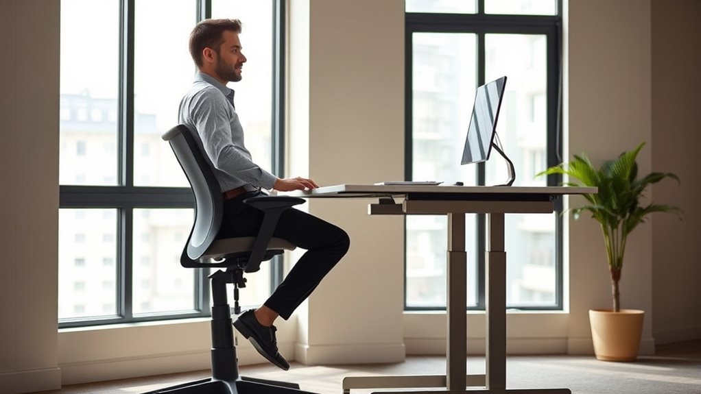 balance sitting and standing