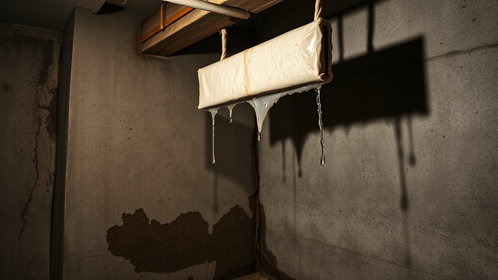 basement moisture from insulation