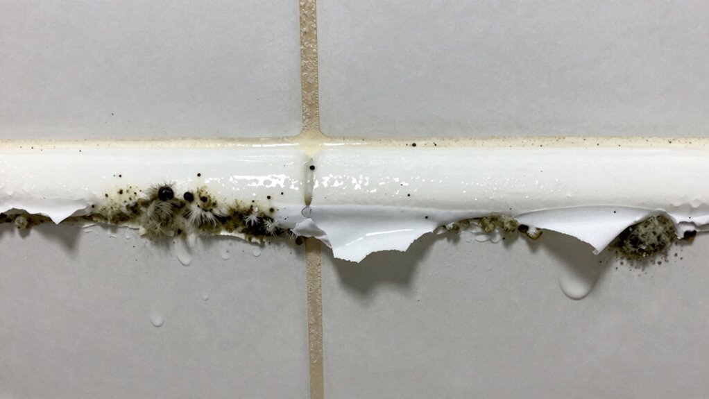 bathroom caulk mold reappearance
