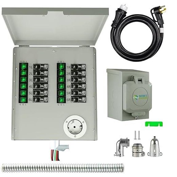 Nature's Generator Transfer Switch Kit (Indoor)