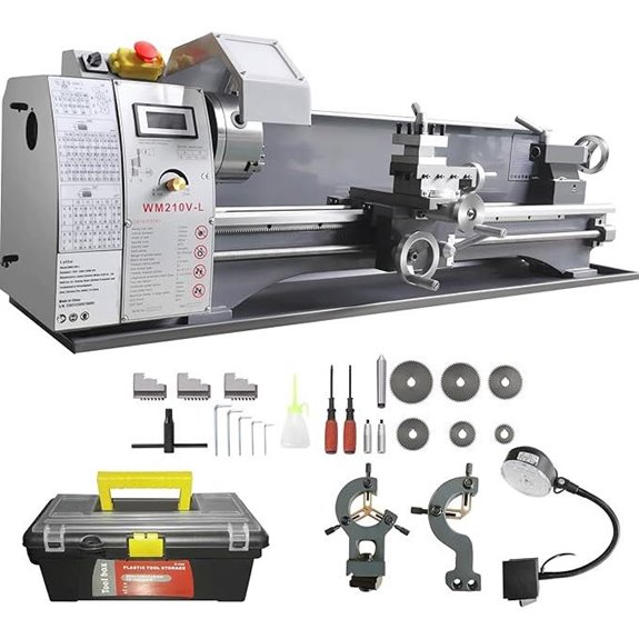 VEVOR Benchtop Metal Lathe with LCD Display