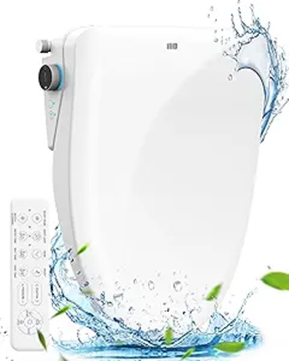 iliD Bidet Seat with Remote 4 Cleaning Modes