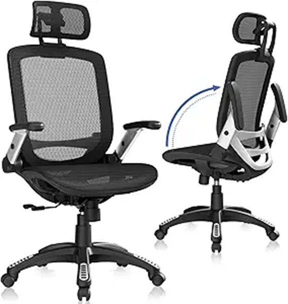 GABRYLLY Ergonomic Big & Tall Mesh Office Chair