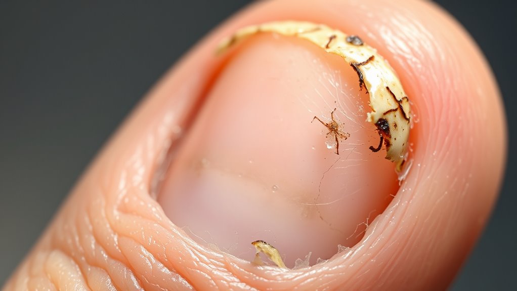 biological decay damages nails