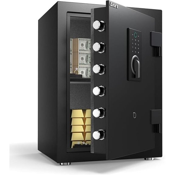 DAYI Fireproof Safe with Biometric Fingerprint Security