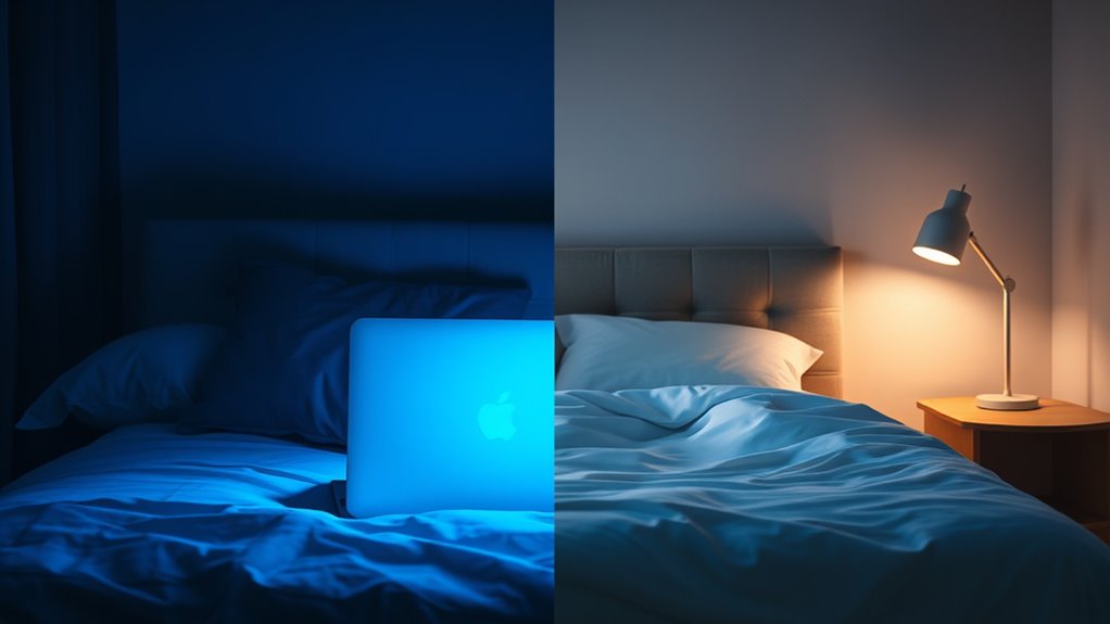 blue light delays sleep