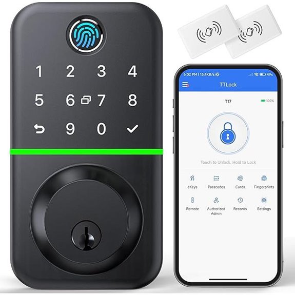 Smart Keyless Door Lock with App & Bluetooth