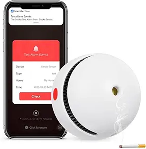 Smart Bluetooth Smoke Detector with App Alerts