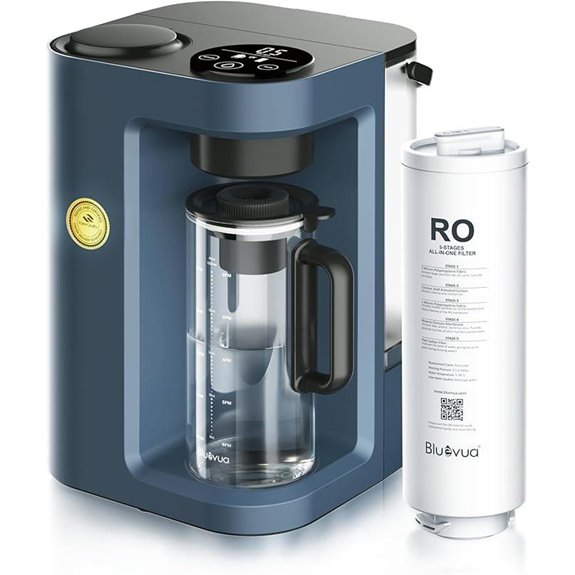 Bluevua RO100ROPOT-Lite Water Filter System with UV