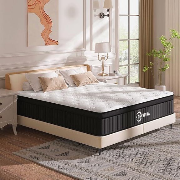 Hybrid Queen Mattress with Pocket Springs and Breathable Comfort
