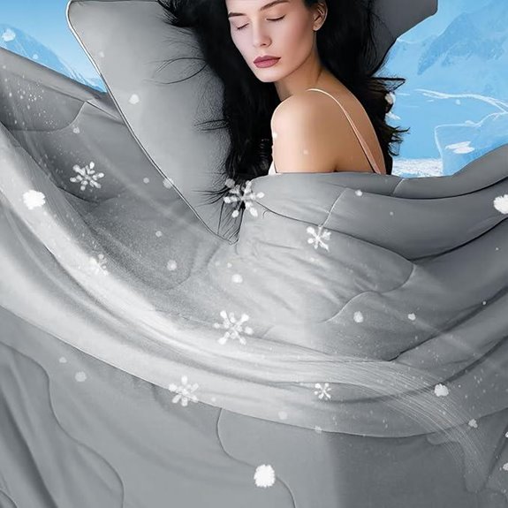 DOWNCOOL Queen Cooling Comforter with Breathable Fabric