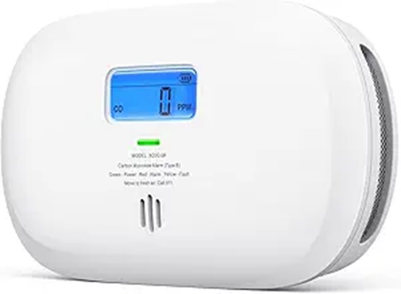 X-Sense Carbon Monoxide Detector with Digital Display