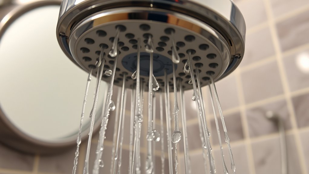 check showerhead and pipes