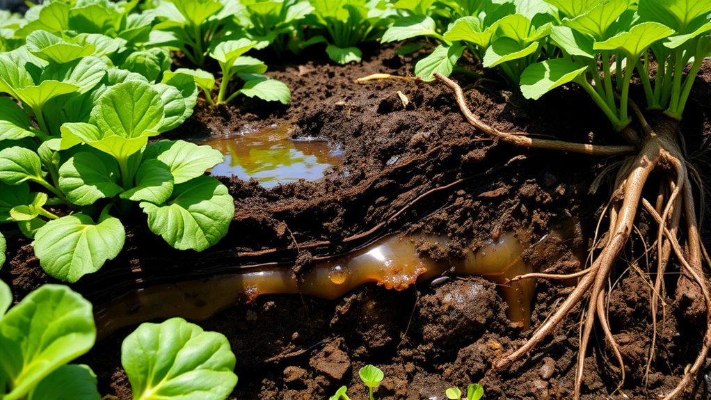 check soil drainage signs