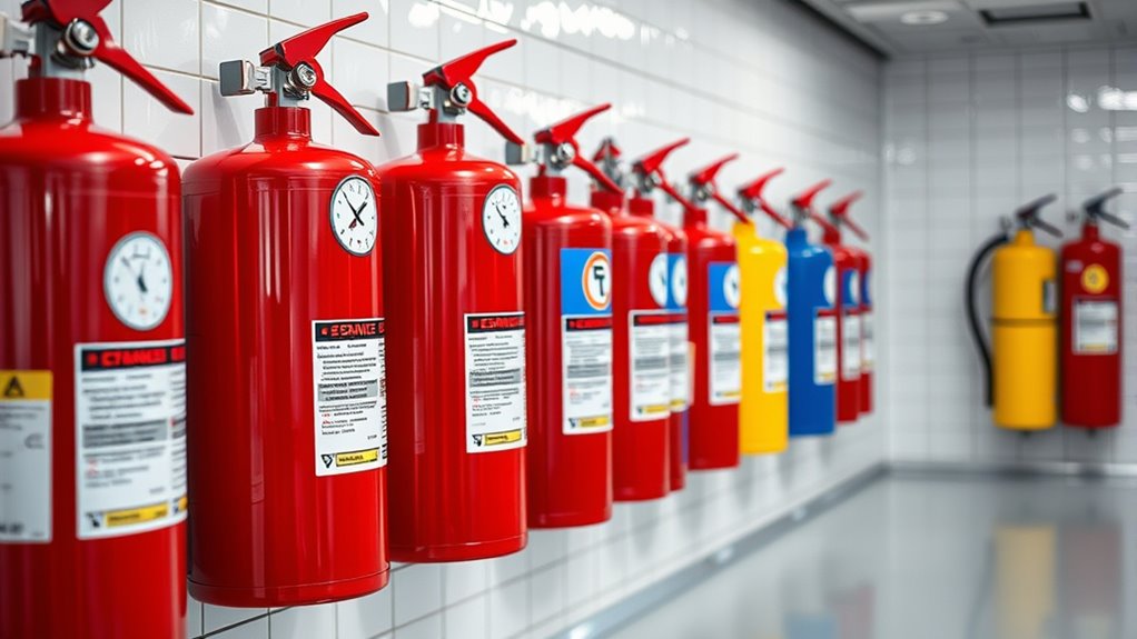 choose appropriate extinguisher type