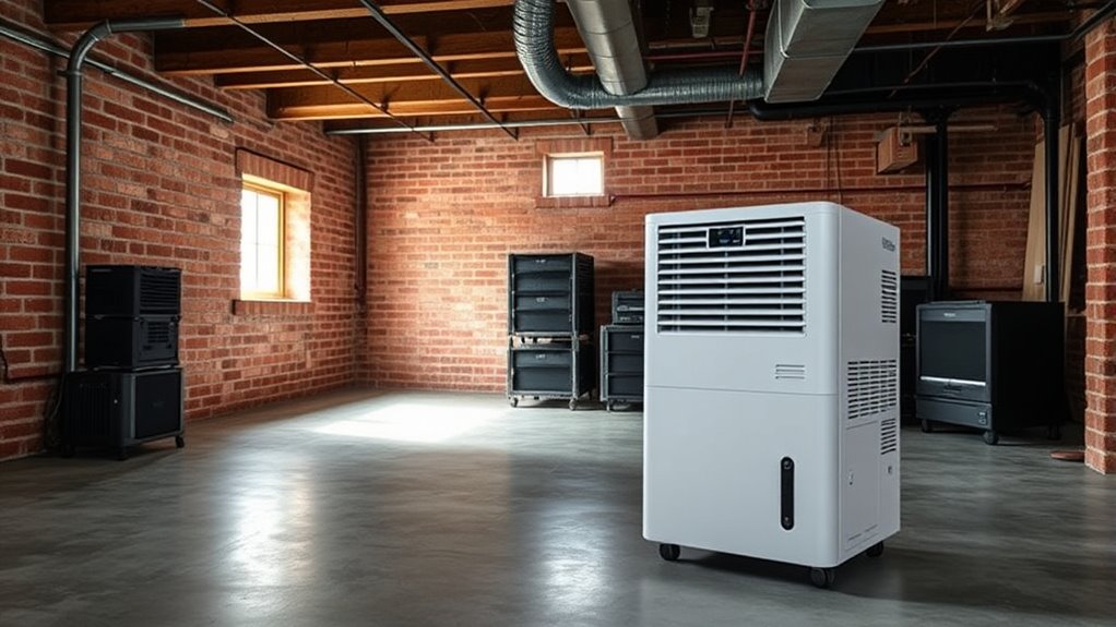 choosing efficient basement dehumidifier