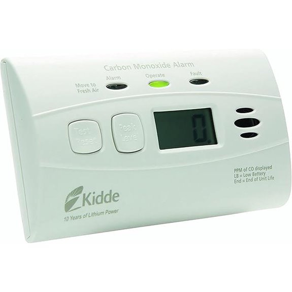 Kidde CO Detector with 10-Year Battery and Digital Display