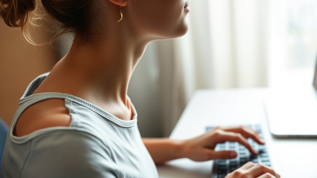 comfortable relaxed natural alignment