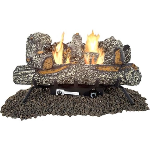 Comfort Glow Vent-Free Gas Fireplace Log Set
