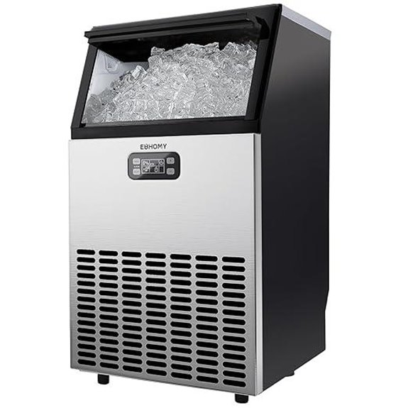 EUHOMY 100lb Commercial Ice Maker with Storage