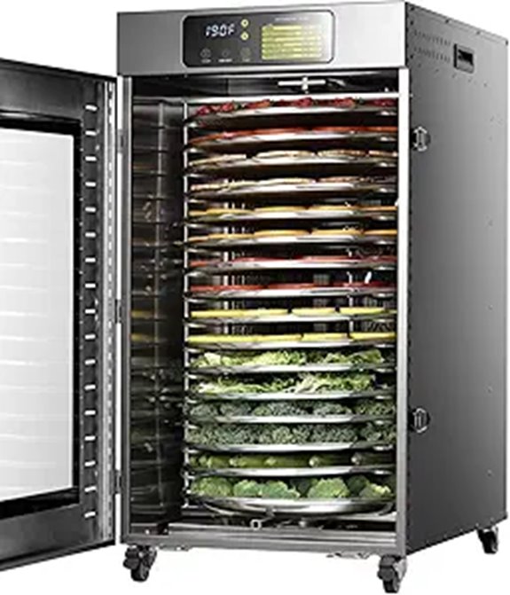 Rotary Food Dehydrator 16 Trays Commercial Dryer