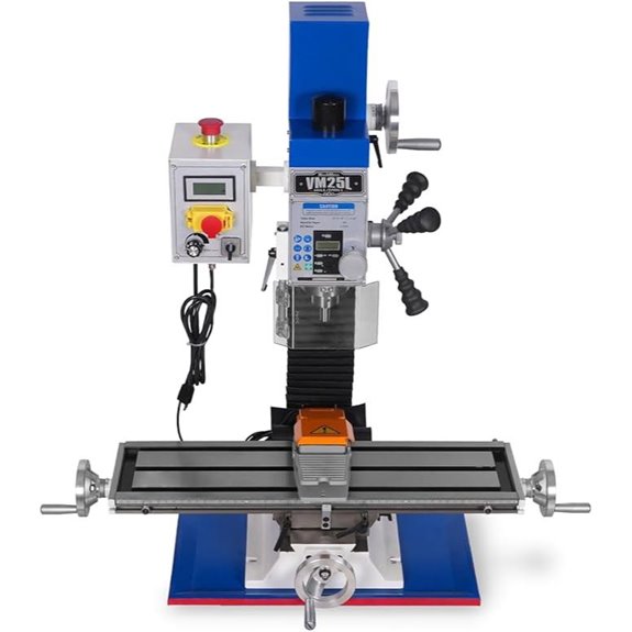 Mini Mill Drill Machine 1.5 HP Variable Speed Compact