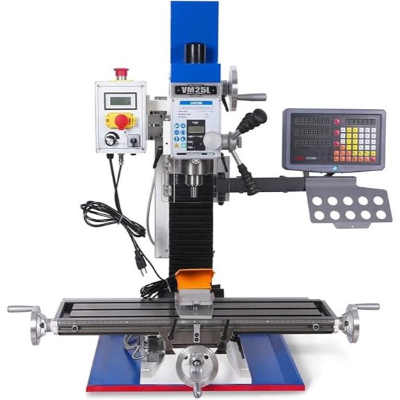 Mini Mill Drill Machine 1.5HP Variable Speed Compact