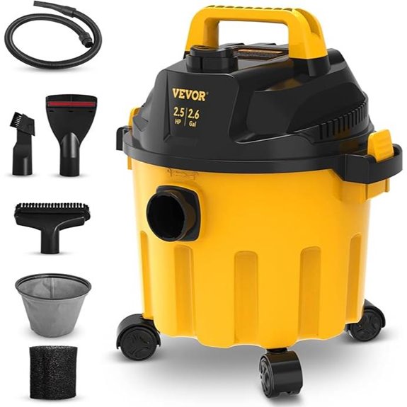 VEVOR 2.6 Gallon 3-in-1 Wet/Dry Shop Vac