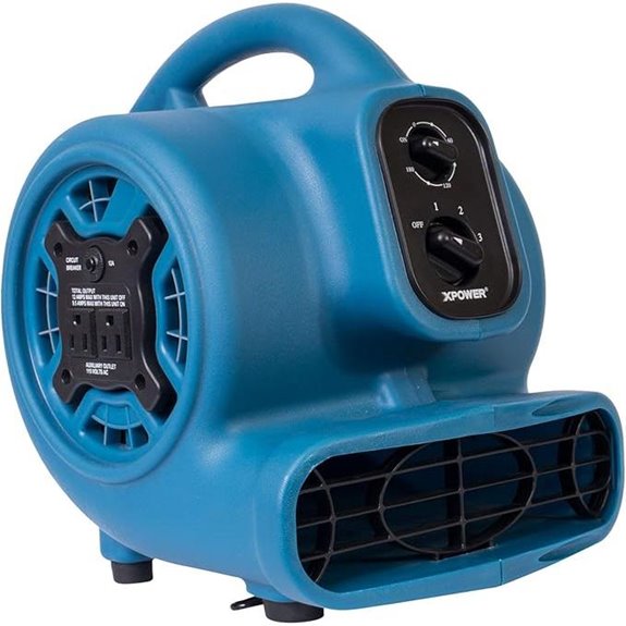 XPOWER Mini Mighty 1/4 HP Air Mover and Dryer