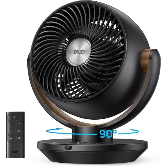 Dreo 11-Inch Table Fan with Remote and Oscillation
