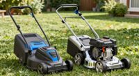 comparing mower power and upkeep