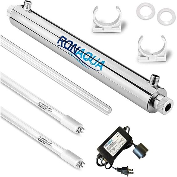 Whole House UV Water Purifier with Replacement Bulb