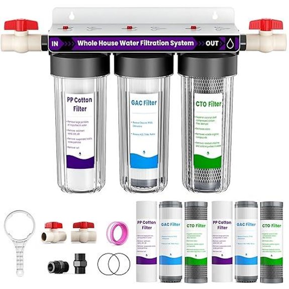 Whole House 3-Stage Water Filter System