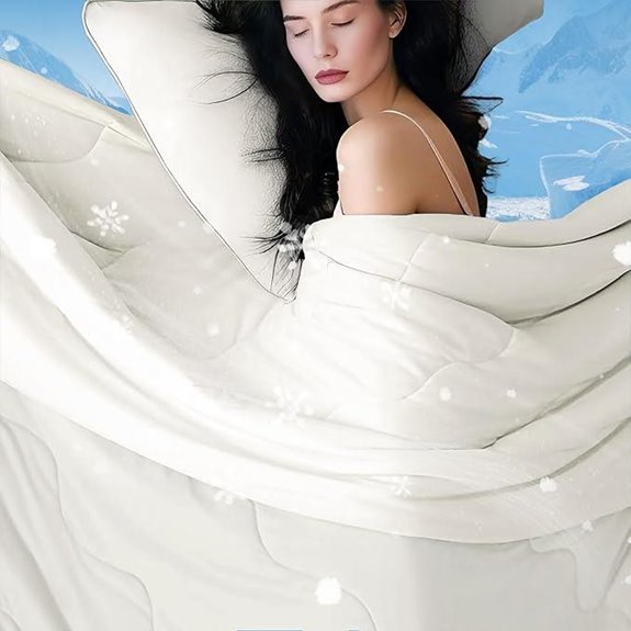 DOWNCOOL Queen Size Cooling Comforter for Hot Sleepers