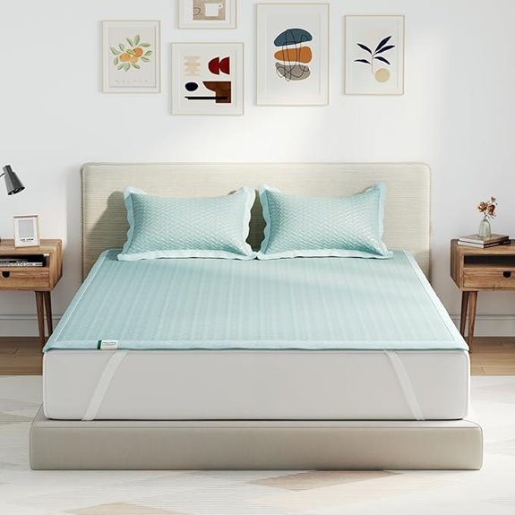 Novilla King Cooling Mattress Topper with Pillowcase