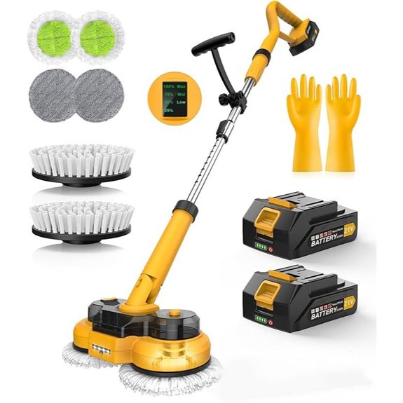 cordless 6000mah mop