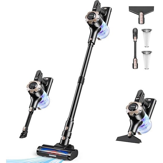 Trucozie Cordless 8-in-1 Vacuum Cleaner with 45min Runtime