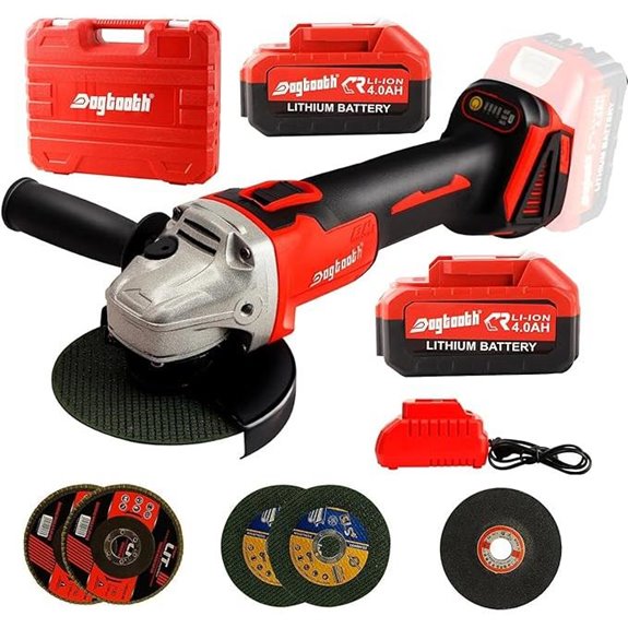 DOGTOOTH Max 21V Cordless Angle Grinder Set