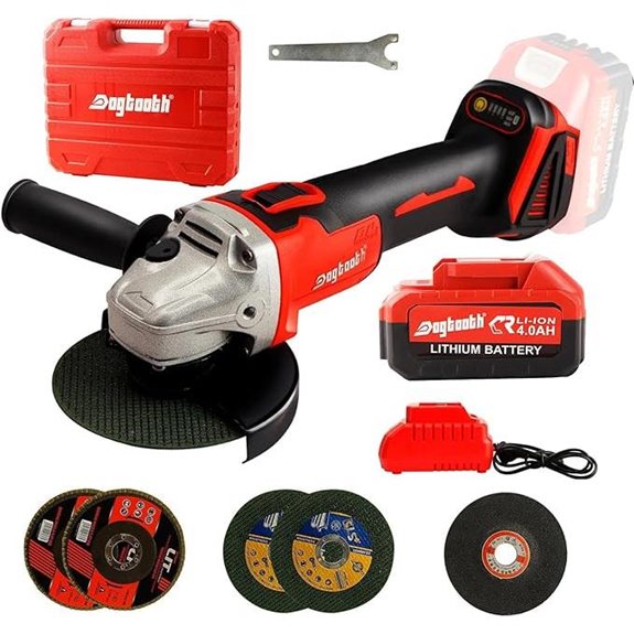 DOGTOOTH 21V Brushless Cordless Angle Grinder Kit