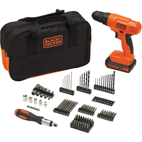 BLACK+DECKER 20V MAX Cordless Drill Kit with Accessories