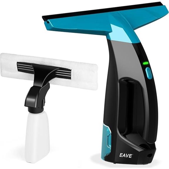 Rechargeable Cordless Window Vacuum with 11-inch Blade
